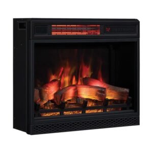23" 3D Infrared Electric Fireplace Insert